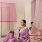 Banarasi Dola Silk Saree with Brocade Blouse Elegance