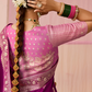Banarasi Dola Silk Saree with Brocade Blouse Elegance