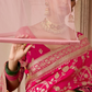 Banarasi Dola Silk Saree with Brocade Blouse Elegance