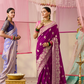 Banarasi Dola Silk Saree with Brocade Blouse Elegance