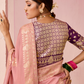 Banarasi Dola Silk Saree with Brocade Blouse Elegance