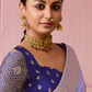 Banarasi Dola Silk Saree with Brocade Blouse Elegance