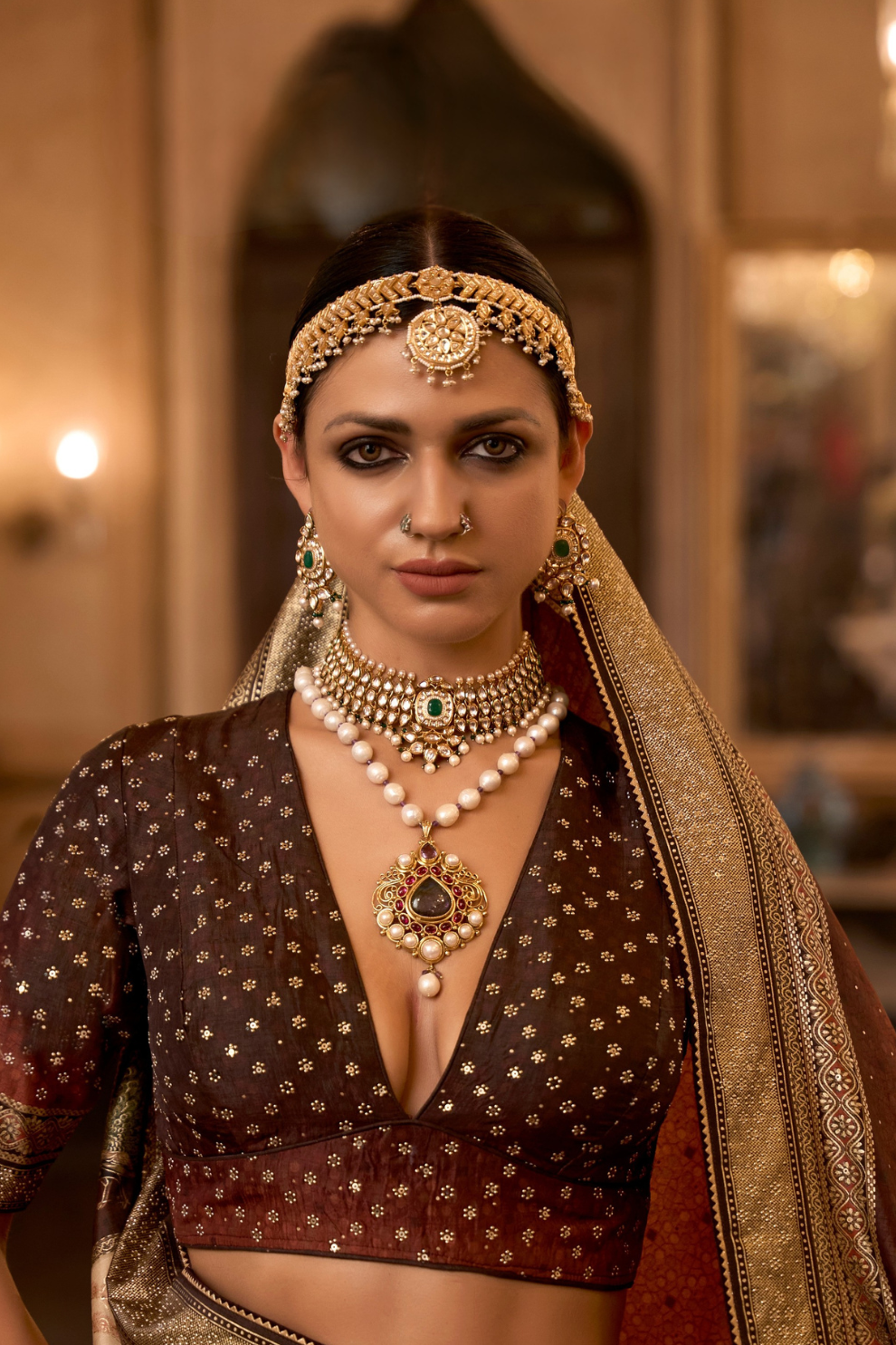 Sparkle Silk Lehenga with Intricate Detailing and Royal Finish