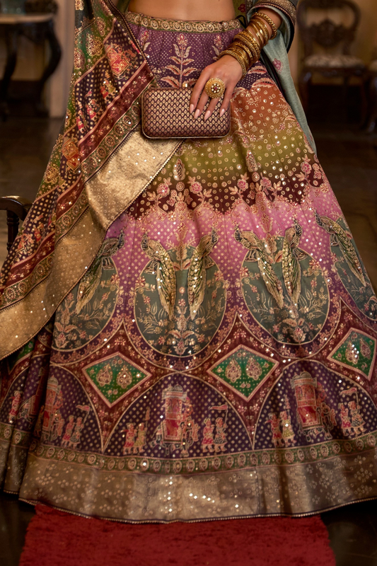 LAVANTE_FASHION_MULTI_COLOUR_NYLON_DESIGNER_LEHENGA_28 - LaVante Fashion