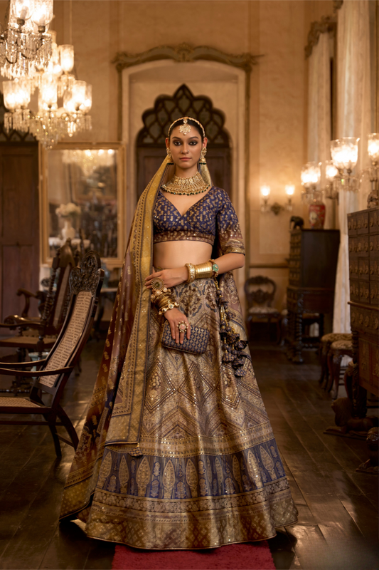 LAVANTE_FASHION_MULTI_COLOUR_NYLON_DESIGNER_LEHENGA_31 - LaVante Fashion