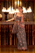 Multi Pure Linen Saree with Copper Zari Weaving Elegance