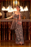 LAVANTE_FASHION_MULTI_PURE_LINEN_COPPER_ZARI_WEAVING_7 - LaVante Fashion