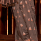 Multi Pure Linen Saree with Copper Zari Weaving Elegance