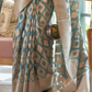 Multi Tissue Saree with Zari Handloom Weaving Elegance