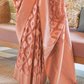 Multi Tissue Saree with Zari Handloom Weaving Elegance