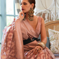 Multi Tissue Saree with Zari Handloom Weaving Elegance