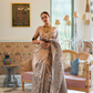 Multi Tissue Saree with Zari Handloom Weaving Elegance