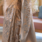 Multi Tissue Saree with Zari Handloom Weaving Elegance
