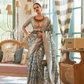 Multi Tissue Saree with Zari Handloom Weaving Elegance