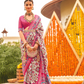 Elegant Traditional Silk Saree with Patola Print