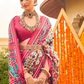 Elegant Traditional Silk Saree with Patola Print