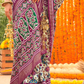 Elegant Traditional Silk Saree with Patola Print