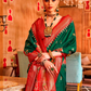 Regal Peshwai Paithani Silk Saree with Traditional Zari Weave