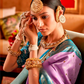 Regal Peshwai Paithani Silk Saree with Traditional Zari Weave