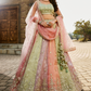 Soft Tissue Lehenga Choli Set with Coordinated Sequins Embroidery
