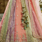 Soft Tissue Lehenga Choli Set with Coordinated Sequins Embroidery