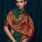 Elora Elegance Soft Brasso Silk Saree with Sequin Embroidery Sparkle