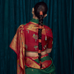 Elora Elegance Soft Brasso Silk Saree with Sequin Embroidery Sparkle