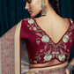 Elora Elegance Soft Brasso Silk Saree with Sequin Embroidery Sparkle