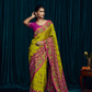 Elora Elegance Soft Brasso Silk Saree with Sequin Embroidery Sparkle