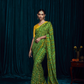Elora Elegance Soft Brasso Silk Saree with Sequin Embroidery Sparkle
