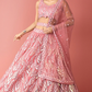 Bridal Soft Net Lehenga Choli with Elegant Sequins Embroidery