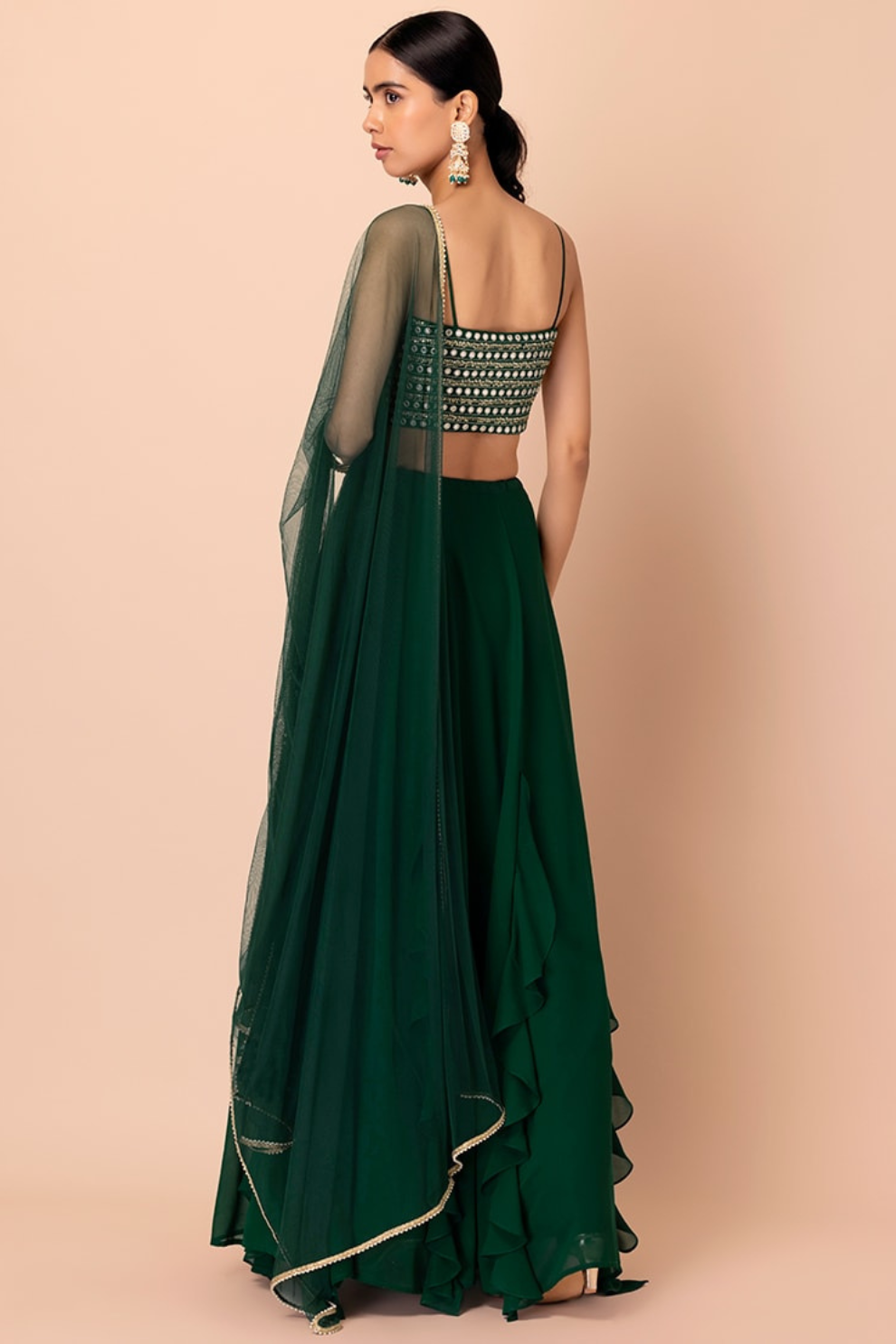Charming Georgette Party Wear Lehenga With Sequins Choli