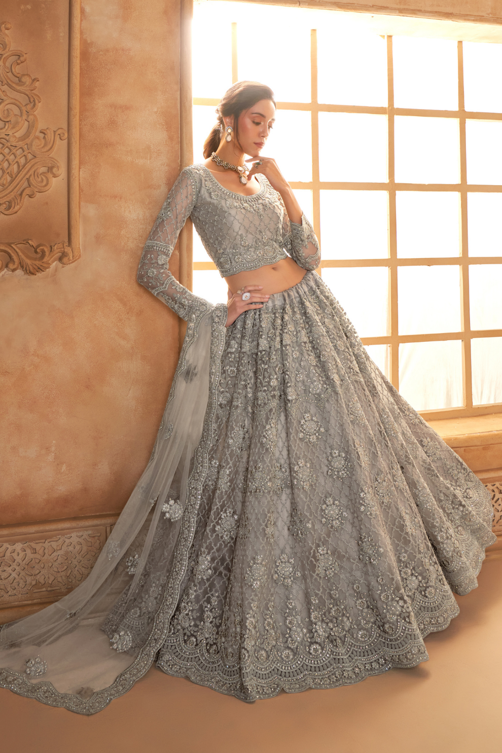 Cord Embellished Designer Lehenga Choli For Weddings & Parties