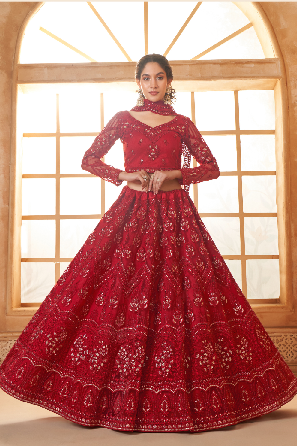 Cord Embellished Designer Lehenga Choli For Weddings & Parties