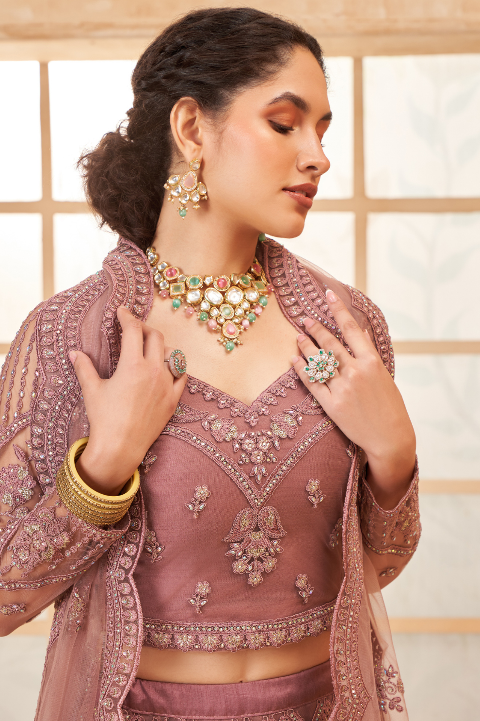 Cord Embellished Designer Lehenga Choli For Weddings & Parties