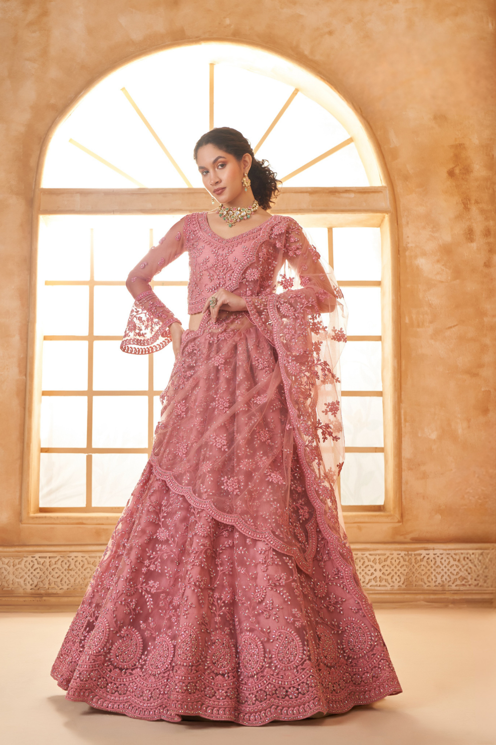 Cord Embellished Designer Lehenga Choli For Weddings & Parties
