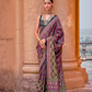 Polyester Viscose Silk Saree with Exclusive Ajrakh Print