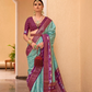 Elegant Silk Saree Featuring Classic Patola Print Work