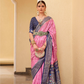 Elegant Silk Saree Featuring Classic Patola Print Work