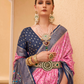 Elegant Silk Saree Featuring Classic Patola Print Work