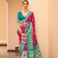 Elegant Silk Saree Featuring Classic Patola Print Work