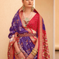 Elegant Silk Saree Featuring Classic Patola Print Work