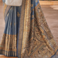 Graceful Silk Saree with Timeless Printed Art Design