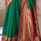 Graceful Floral Woven Zari Paithani Saree for Festive Wear