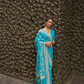 Designer Two-Tone Weaving Saree in Nylon Chinon