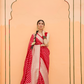 Handloom Crafted Saree in Nylon Silk Georgette for Festive Wear