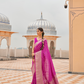 Handloom Crafted Saree in Nylon Silk Georgette for Festive Wear