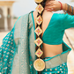 Handloom Crafted Saree in Nylon Silk Georgette for Festive Wear