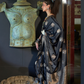 Nylon Pure Satin Handloom Weaving Saree with Subtle Elegance