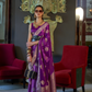 Nylon Pure Satin Handloom Weaving Saree with Subtle Elegance